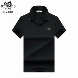 Picture of Hermes Polo Shirt Short _SKUHermesM-3XL25wx0120484